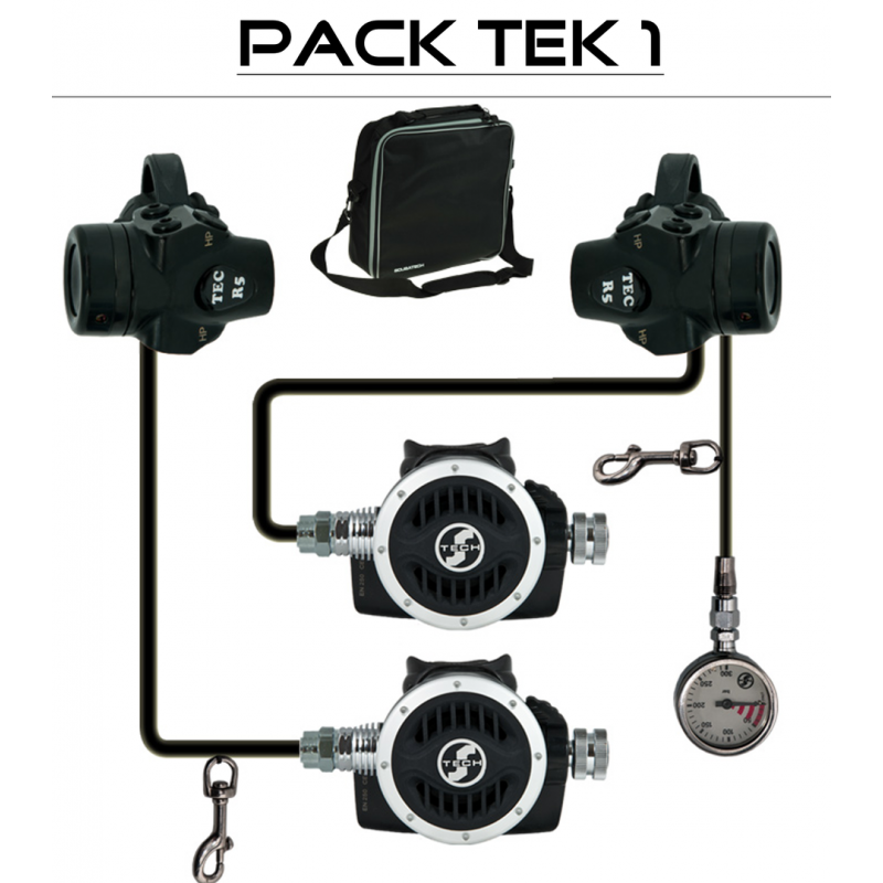 TEK 1 DIR R5 Tec" regulator pack - TECLINE