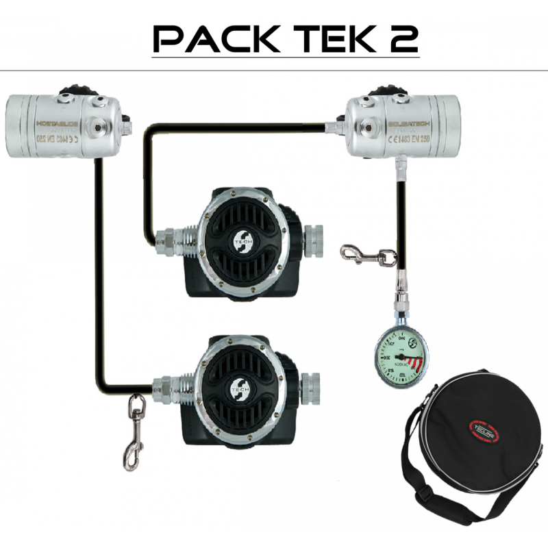 TEK 2 DIR R2 ICE" regulator pack - TECLINE