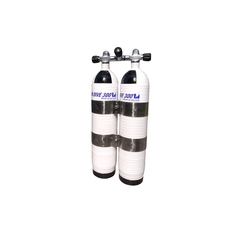 Bi-Bloc carbone Carbonedive 2x6.8 litres 300Bar Bi-Bloc carbone Carbonedive 2x6.8 litres 300Bar