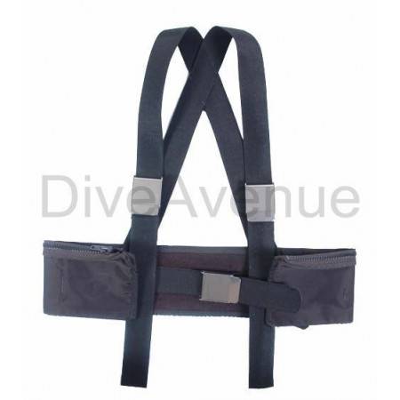 Bretelles ceinture de plomb plongée avec poches à plomb