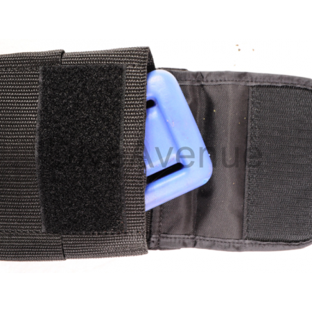 Weight pocket for scuba weight belt 12.7cm x 12.7cm
