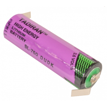 TADIRAN 3.6V Lithium AA cell weldable