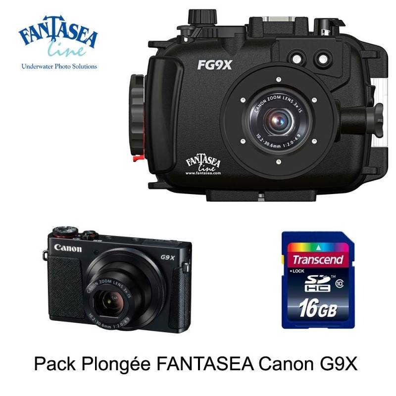 Pack caisson Fantasea + appareil Canon G9X II Pack caisson Fantasea + appareil Canon G9X II