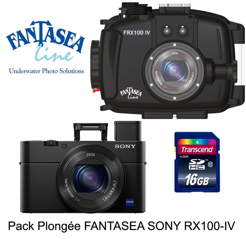 Pack Fantasea housing + Sony RX100 IV + SD card Pack Fantasea housing + Sony RX100 IV + SD card
