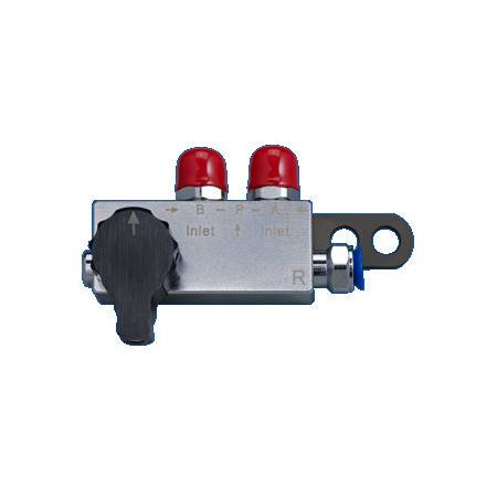 Gaz switch block right output