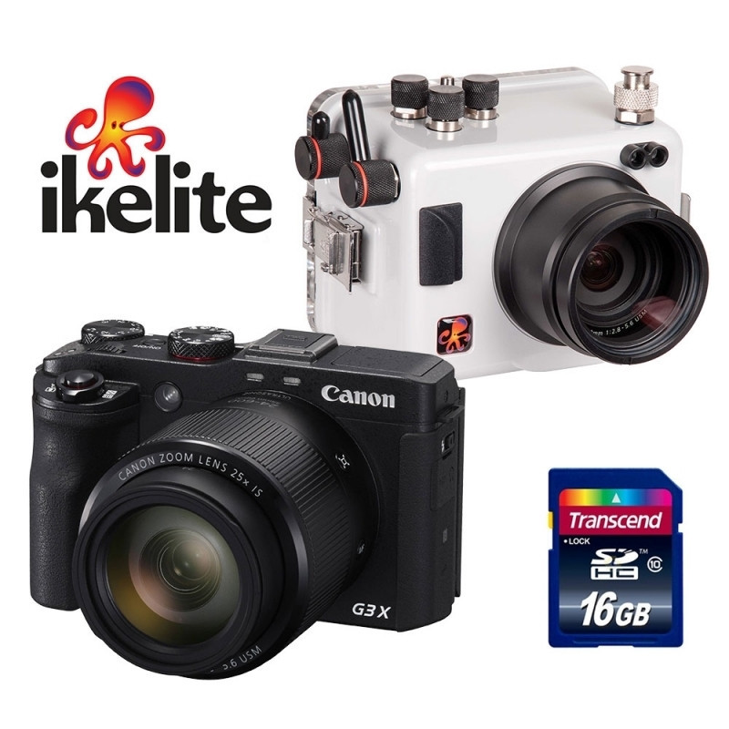 Pack caisson Ikelite + Canon G3X Pack caisson Ikelite + Canon G3X