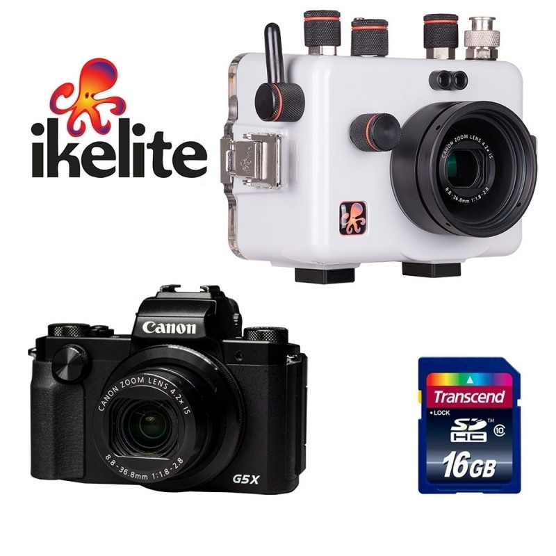 Pack housing Ikelite + Canon G5X