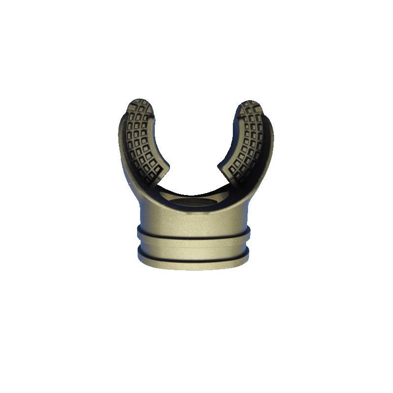 Adult black silicone regulator mouthpiece