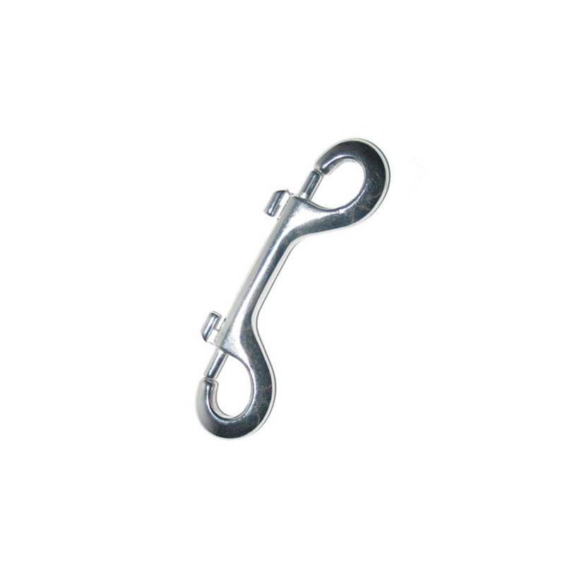 Mousqueton double inox 90mm Mousqueton double inox 90mm