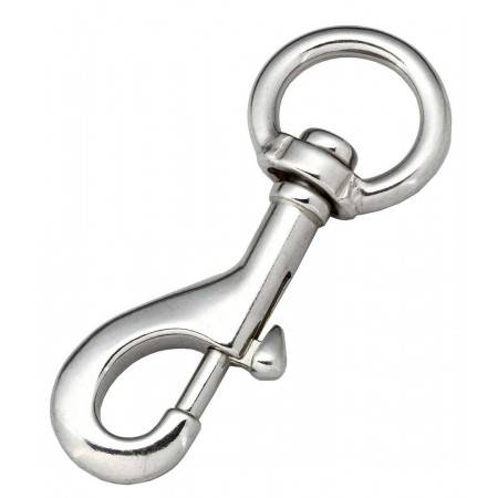 Stainless steel O swivel bolt snap 104mm