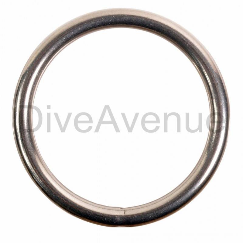 Anneau inox pour la plongée de diamètre 6cm - DIVEAVENUE