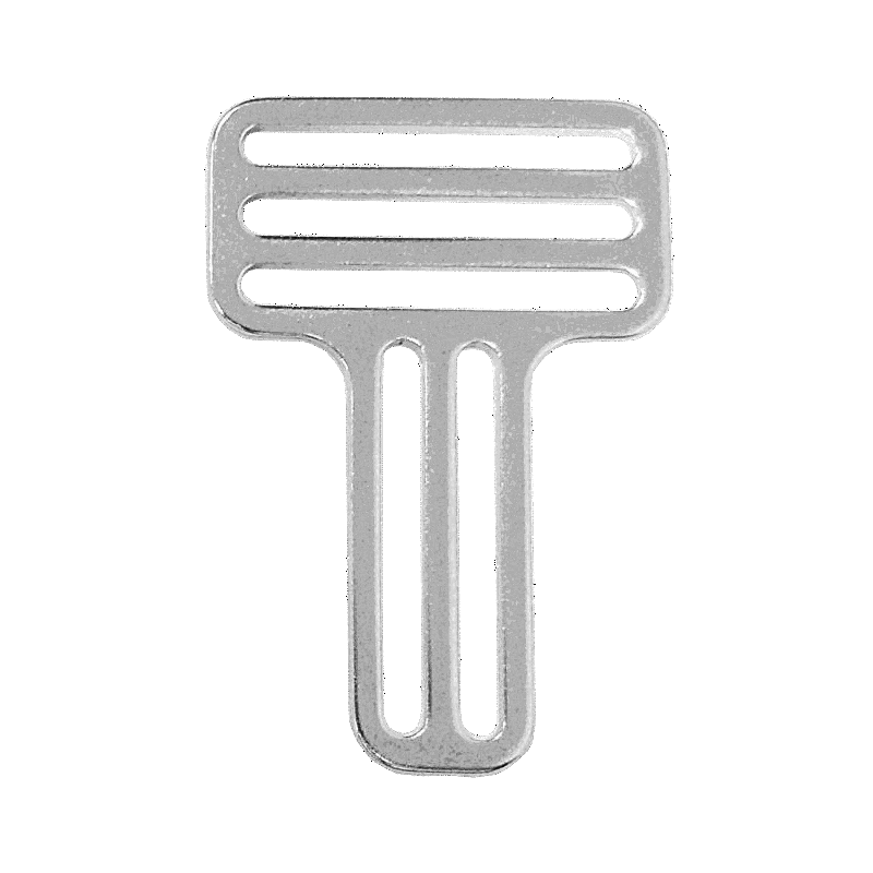 Stainless steel buckle for harnesses with 3 slots Stainless steel buckle for harnesses with 3 slots
