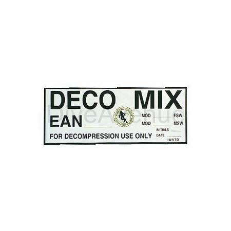 DECO MIX sticker for tank