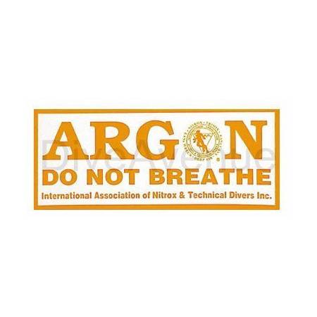 ARGON sticker for tank