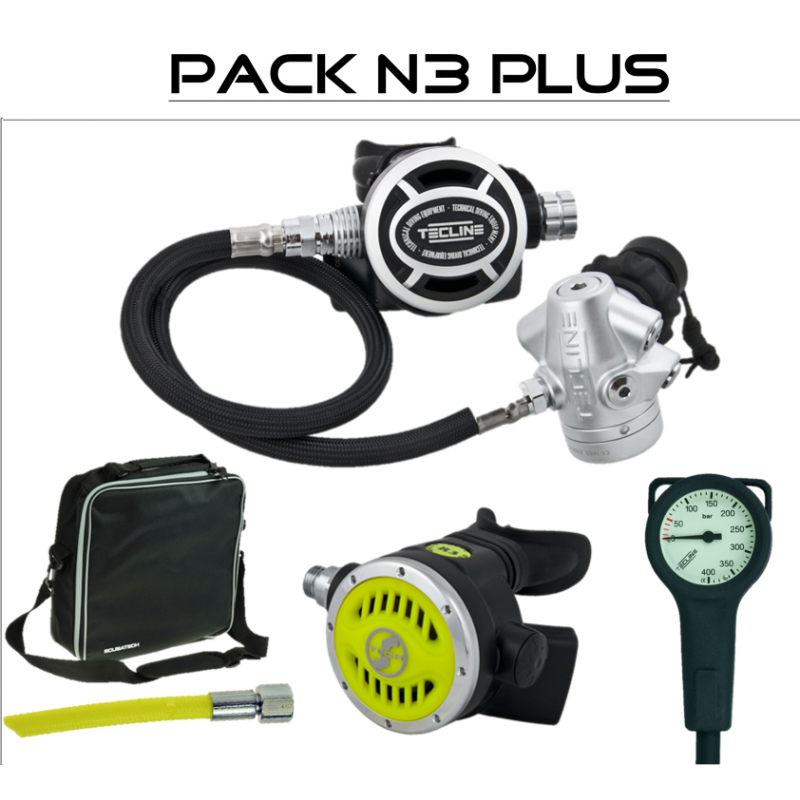 Regulator pack "N3 Plus" V2 ICE diaphragm - TECLINE Regulator pack "N3 Plus" V2 ICE diaphragm - TECLINE
