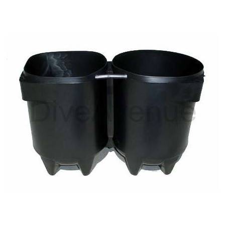 Scuba tank boot for 2x5/7 liter Ø140mm