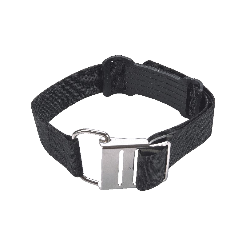 Single scuba tank band strap with SS lever