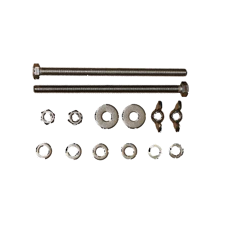 Stainless steel fastening kit for diving cylinder bands