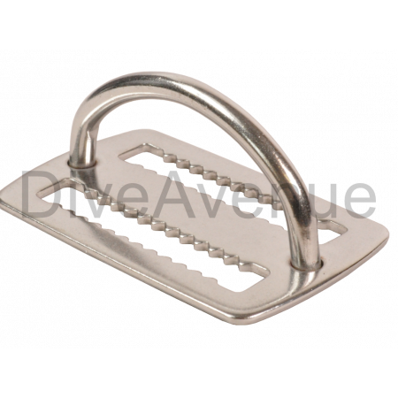 D-ring stainless steel belt stop short