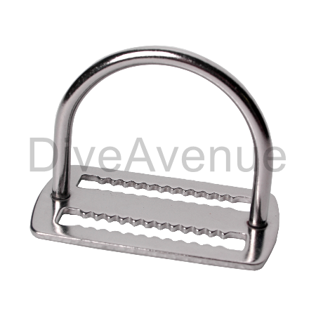 D-ring 44mm stainless steel belt stop short