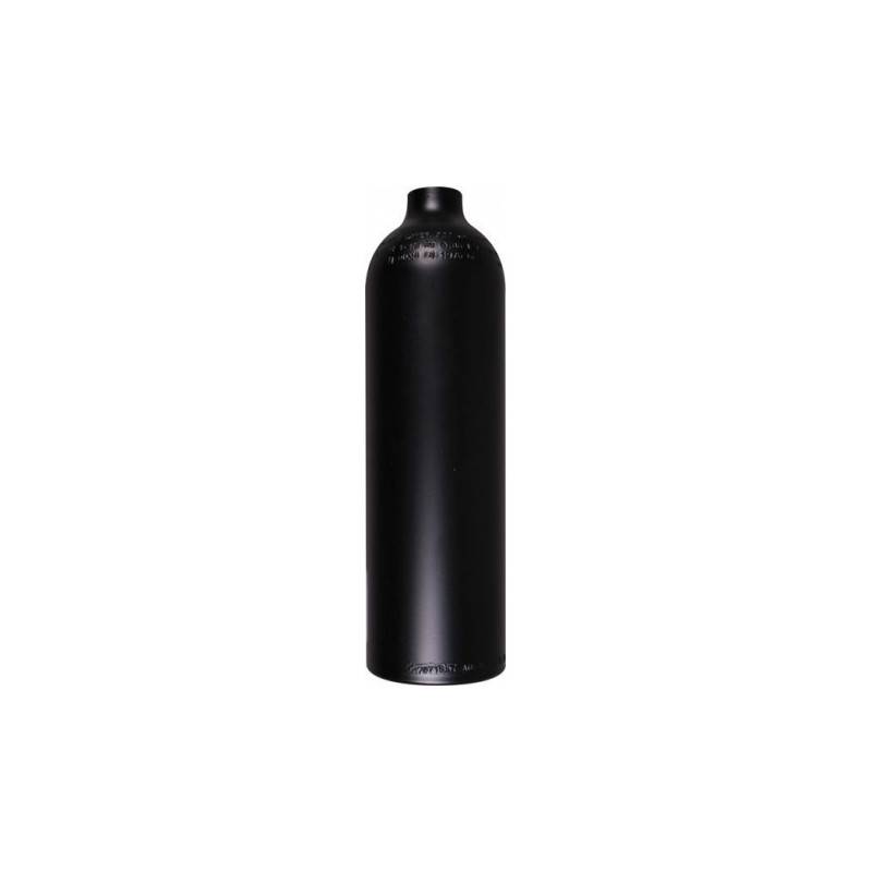 Bouteille aluminium 0,85 Litres 200bar nue. Noire Bouteille aluminium 0,85 Litres 200bar nue. Noire