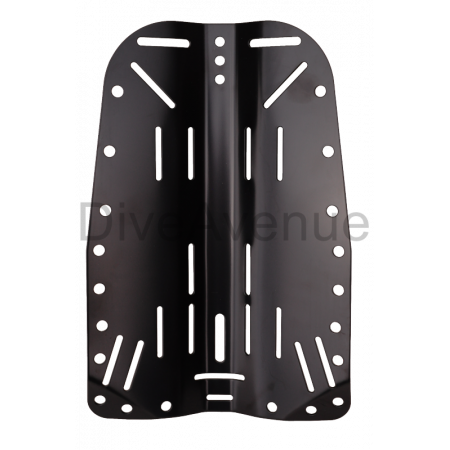 Stainless steel BACKPLATE 3mm thickness black