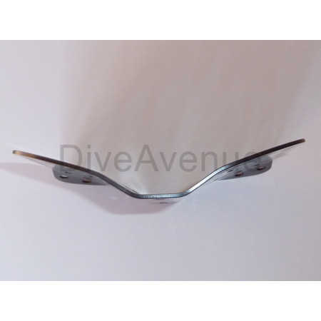 Stainless steel BACKPLATE 3mm thickness black