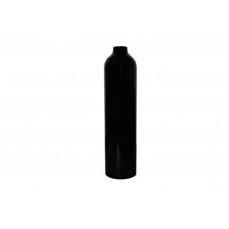 Aluminium tank 2L 200 bar naked. Black