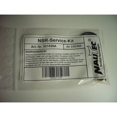 Kit entretien robinet NAUTEC AIR NITROX 230bar et 300bar