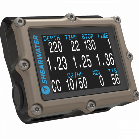 Dive computer SHEARWATER PETREL 2 TITANIUM OC CC