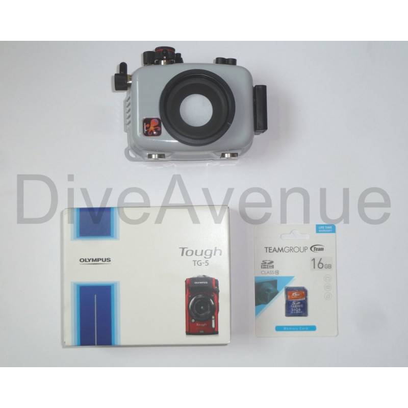 Ikelite camera housing pack + OM System TG-7 camera