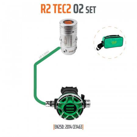 TECLINE R2-TEC2 Diving regulator oxygen pack M26 - TECLINE
