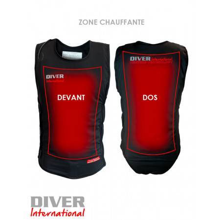 Diving heating jacket for wetsuit FH1420