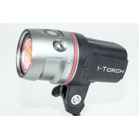 Head only for I-Torch Venom 50 - 5000Lm at 120°+ red LED + UV