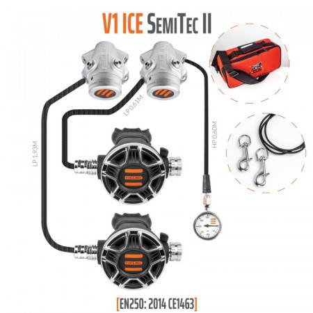 TECLINE V1 ICE / TEC 2 SEMI TEC II Pack détendeur - TECLINE