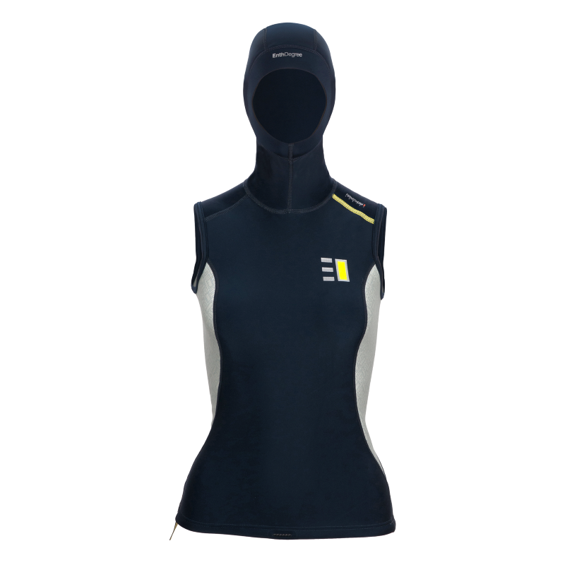 Top hood w/o sleeves ATOLL HV Women ENTH DEGREE Top hood w/o sleeves ATOLL HV Women ENTH DEGREE