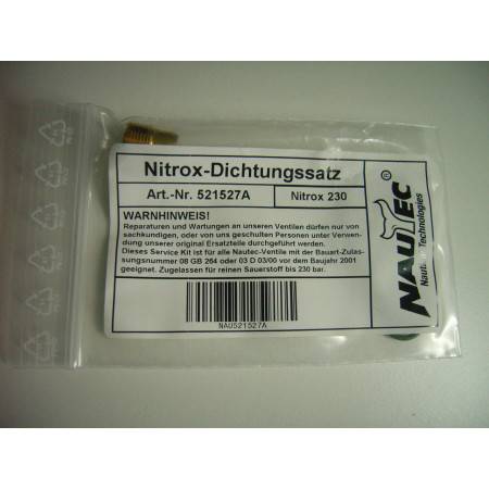 NAUTEC - Diving valve kit AIR NITROX 230bar and 300bar