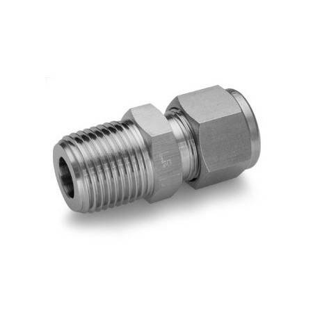 Inox male connector 450bars G1 / 4 for 6mm tube