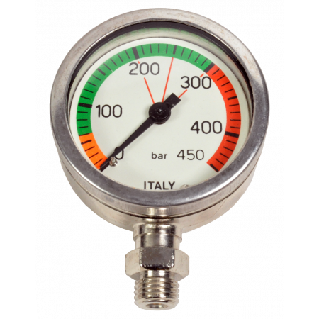 0-450bars underwater spare pressure gauge