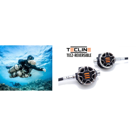 Détendeur 2ème étage réversible Sidemount R2 TECLINE