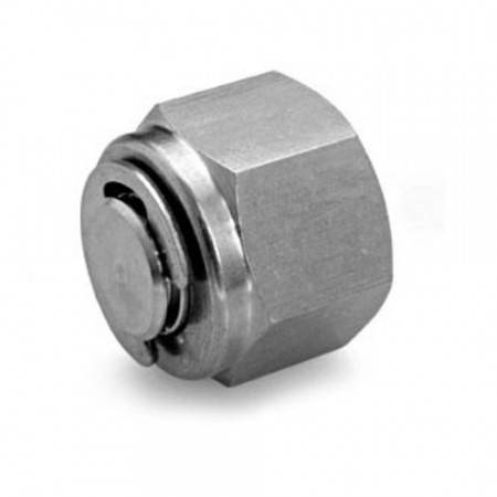 316L stainless steel plug for 6mm diameter connector