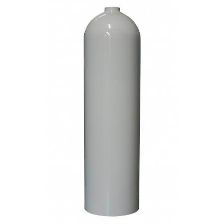 Bouteille de plongée aluminium 7L 200bar MES blanche