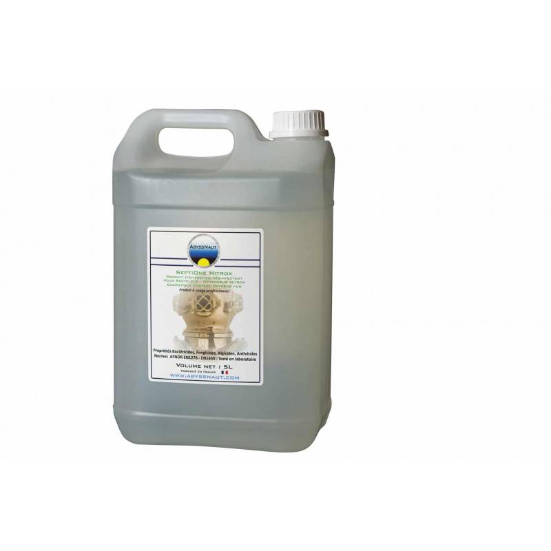 Disinfectant for diving rebreathers and nitrox regulators SEPTIONE NITROX ABYSSNAUT Disinfectant for diving rebreathers and nitrox regulators SEPTIONE NITROX ABYSSNAUT