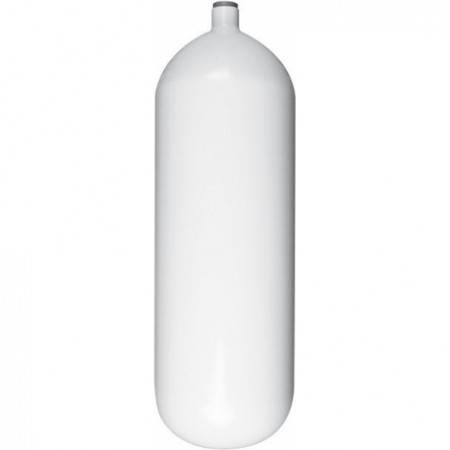 Bouteille de plongée acier 15L long 232bar nue