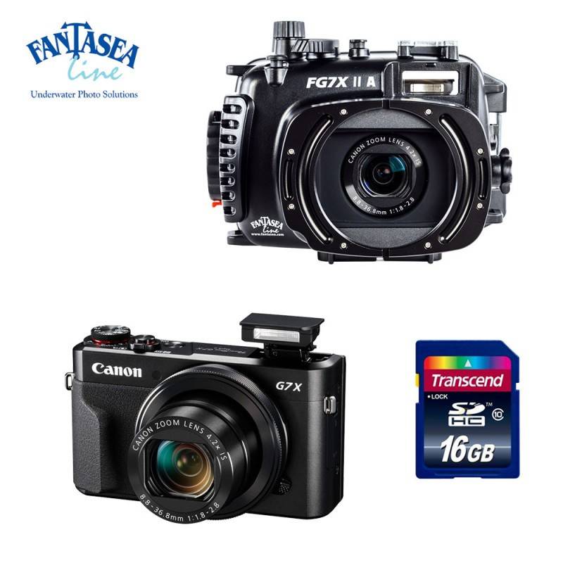 Canon G7X II Underwater Camera and Housing by Fantasea