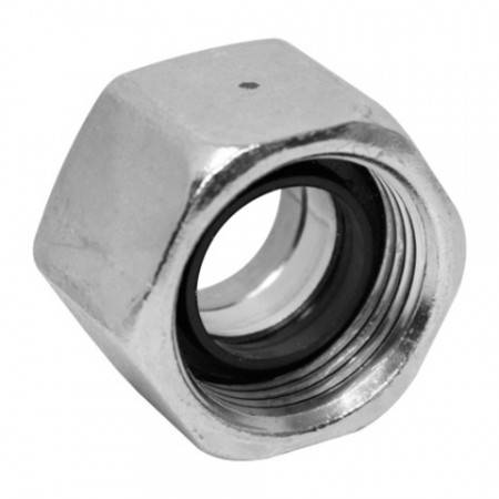 EO2 nut for light series DIN fitting and 8 mm steel pipe (500 bar)