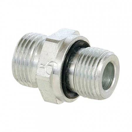 Union mâle DIN 1/4'' Gaz pour tube de 8 mm (800 bar)