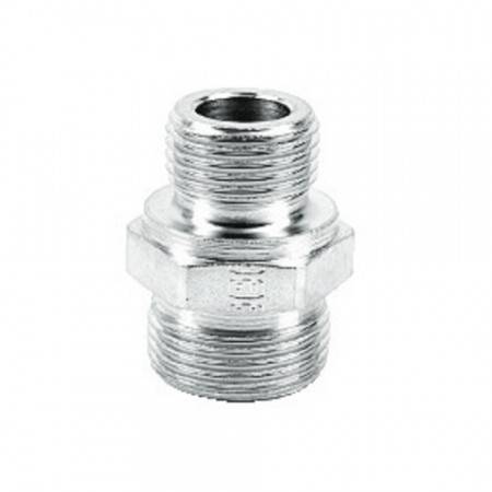 1/4" NPT DIN male union for 6 mm (630 bar) tubing