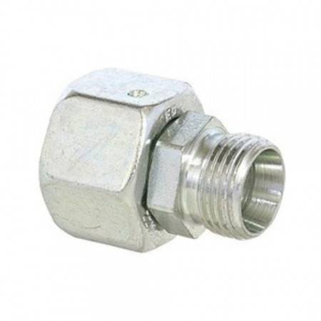 DIN swivel tube reducer, 8 mm female, 6 mm male (800 bar)