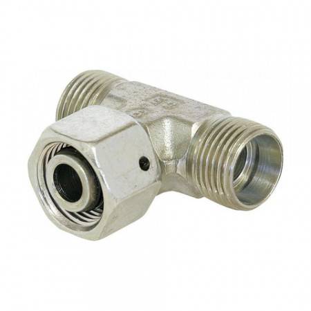 Té femelle orientable DIN pour tube de 6 mm (500 bar)